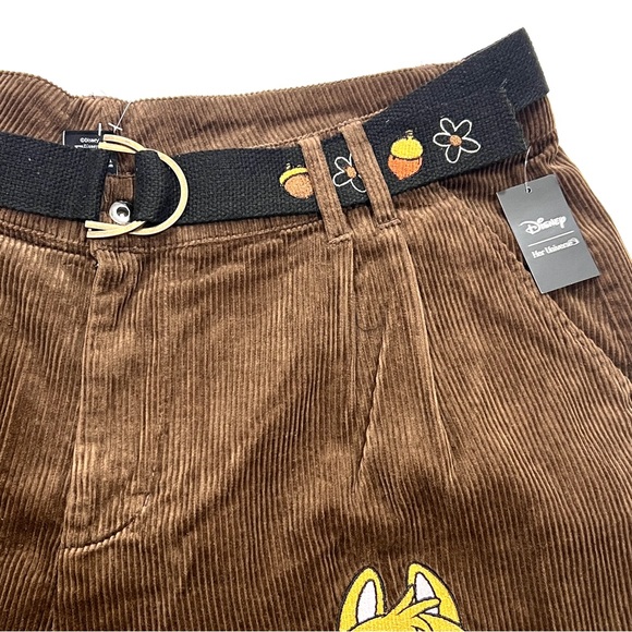 NEW Her Universe Disney Chip 'N' Dale Corduroy Shorts Plus Size 18 - Picture 3 of 5